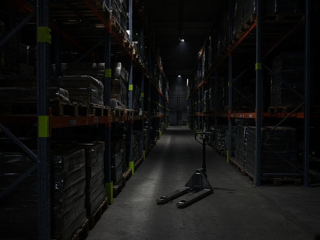 Night warehouse operations at the Oklahoma City hub